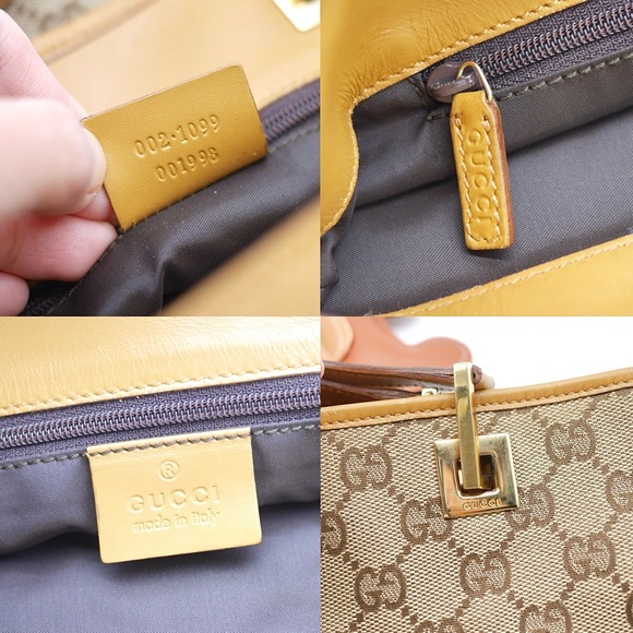 🍓GUCCI Canvas Shoulder Bag - Picture 7 of 14